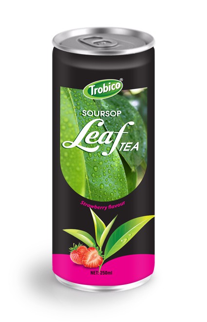 656 Trobico Soursop leaf tea strawberry flavor alu can 250ml